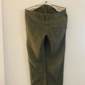 J. Crew 484 Chino Catskills Green